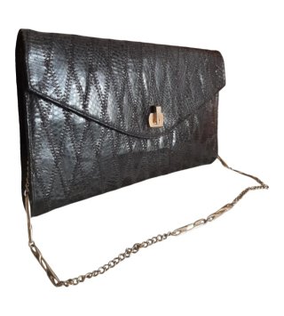 Bolso patchwork cuero 70s