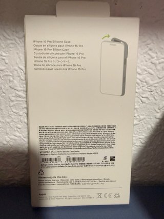 Funda iPhone 16 Pro Silicona Original Apple
