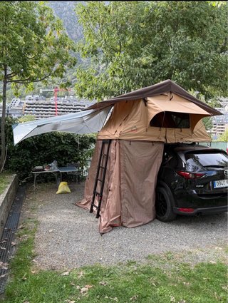 Tienda de techo para coche