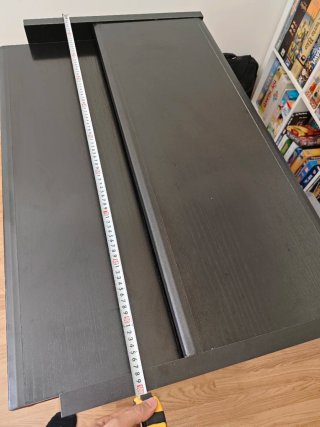 Mesa escritorio madera negra
