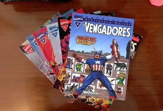 Los Vengadores 3 al 17, 21, 22, y 26.