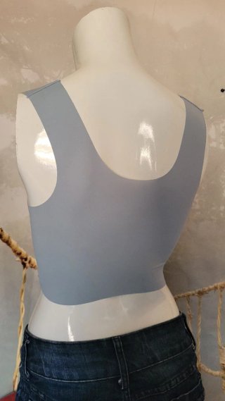 Top sujetador encaje azul talla L