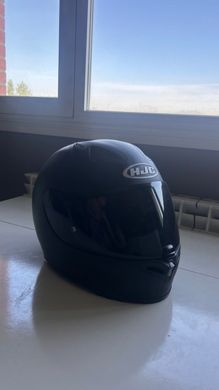 Casco HJC Negro Mate Pantalla Tintada