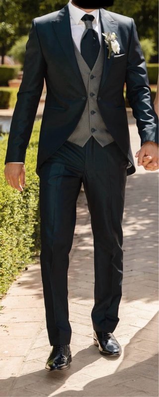 Traje de Novio Enzo Romano Verde azulado