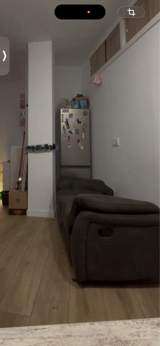 Sofá reclinable gris