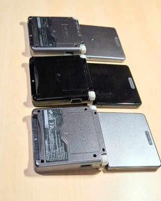 Carcasas Game Boy Advance SP (3 unidades)