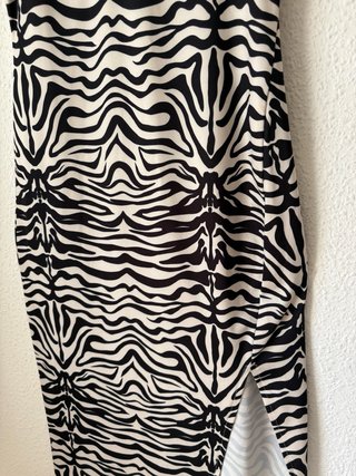 Vestido animal print Cebra Ajustado Talla S