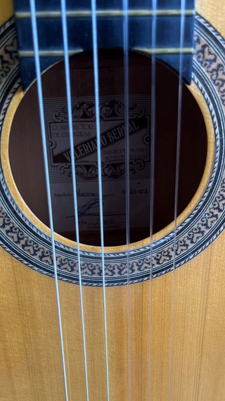 Guitarra Valeriano Bernal Modelo Maestro  Año 2007