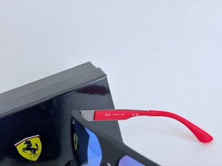 Gafas de Sol Ray Ban Ferrari Negras y Rojas