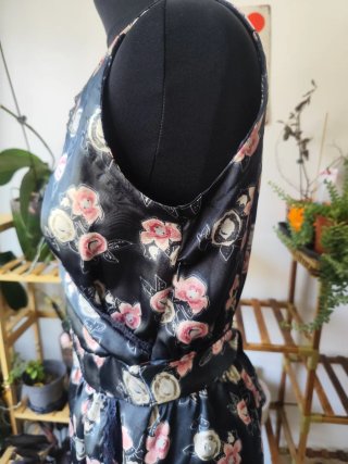Vestido seda floral Pepe Jeans