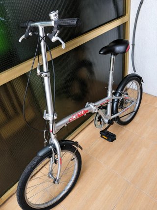 Bicicleta pieghevole Jett in alluminio