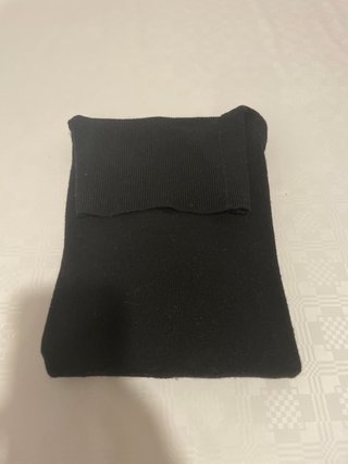 Jersey Benetton negro cuello alto mujer