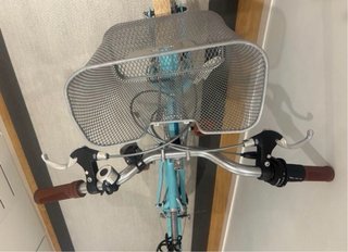 Bicicleta Elops Turchese con Ruote Bianche