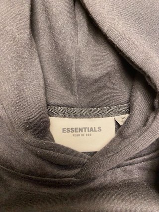 Sudadera Essentials Negra Talla M