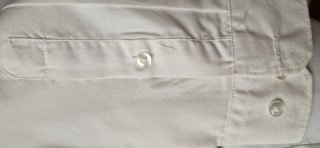 Camisa H&M Blanca Manga Larga Talla S
