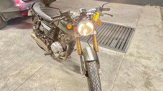 Moto Hanway RAW125 Cafe Racer 125cc Verde