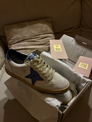 Golden Goose Ballstar Blu/Bianco