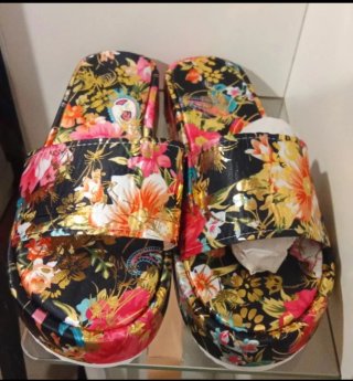 Ciabatte donna taglia 38 con fiori