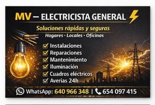 Electricista profesional en Madrid y alrededores.