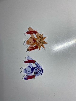 Pegatinas variadas de personajes