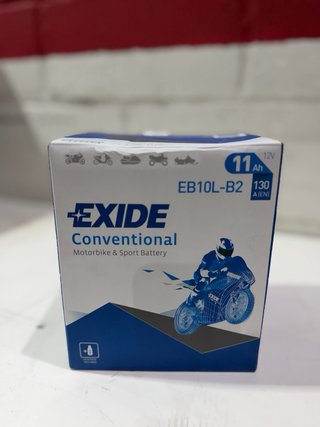 Batería Moto Exide EB10L-B2 12V 11Ah Nueva