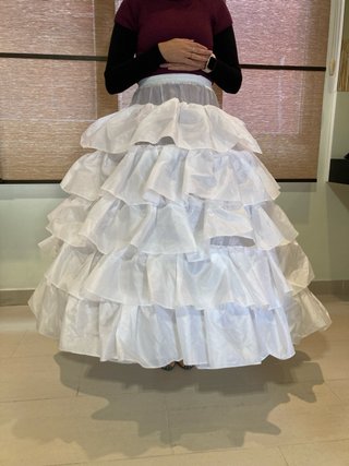 Cancán Fallera Blanco