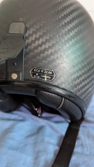Casco Jet LS2 Carbono