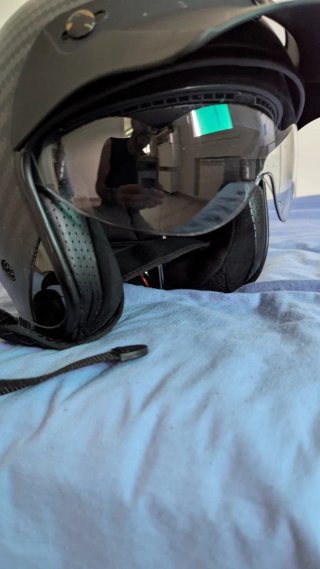Casco Jet LS2 Carbono