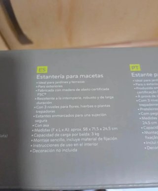 Estantería Escalera para Plantas