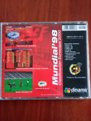 PC Fútbol Selección Española Mundial 98