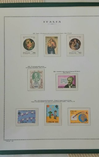 album francobolli italiani