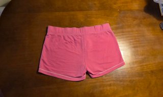 Pantalón corto rosa niña