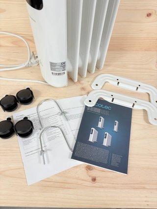 Radiador Aceite Cecotec 1000W 5 Módulos
