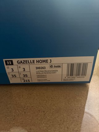 Zapatillas Adidas Gazelle J Talla 35 Nuevas