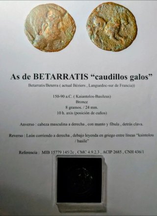 As Betarratis 150-90 a.C. " caudillos galos "