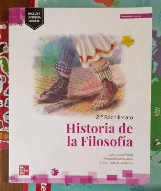 Historia de la filosofía, 2 Bachillerato