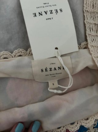 Top Crochet Sezane Talla S