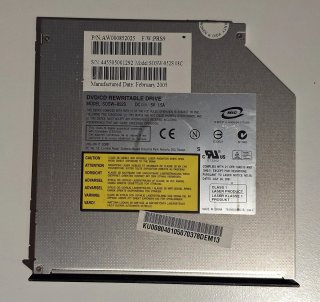 Grabadora DVD-CD interna para portátil