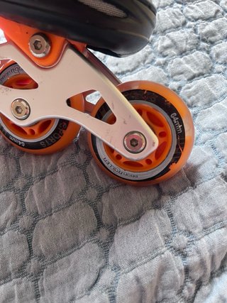 Patines en línea Talla 27-30 Naranja