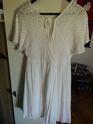 Vestido blanco Reserved talla S