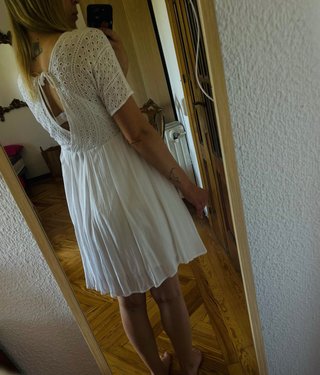 Vestido blanco Reserved talla S