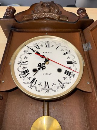 Reloj de Pared Antiguo Péndulo Madera