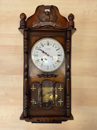 Reloj de Pared Antiguo Péndulo Madera