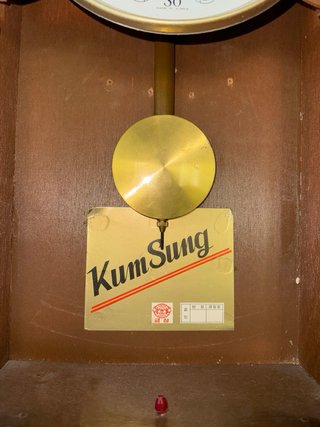 Reloj de Pared Antiguo Péndulo Madera