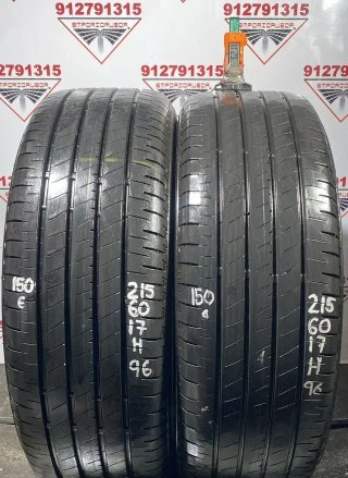 215 60 17 H BRIDGESTONE RUEDA AL 90% VIDA UTIL