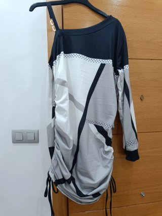 Vestido geométrico mujer