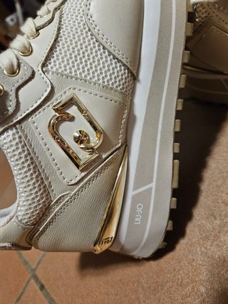Sneakers Liu Jo Beige e Oro