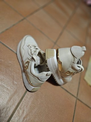 Sneakers Liu Jo Beige e Oro