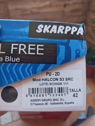Zapatos seguridad Skarppa Halcon S3 SRC