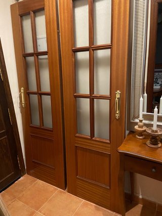 Puertas correderas madera sapelly
